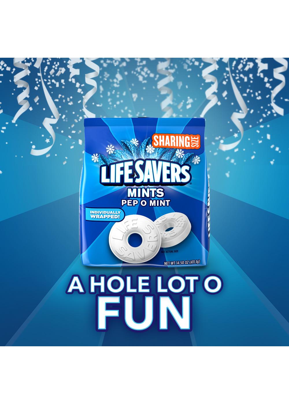 Life Savers Individually Wrapped Sharing Size Mints - Pep O Mint; image 3 of 7