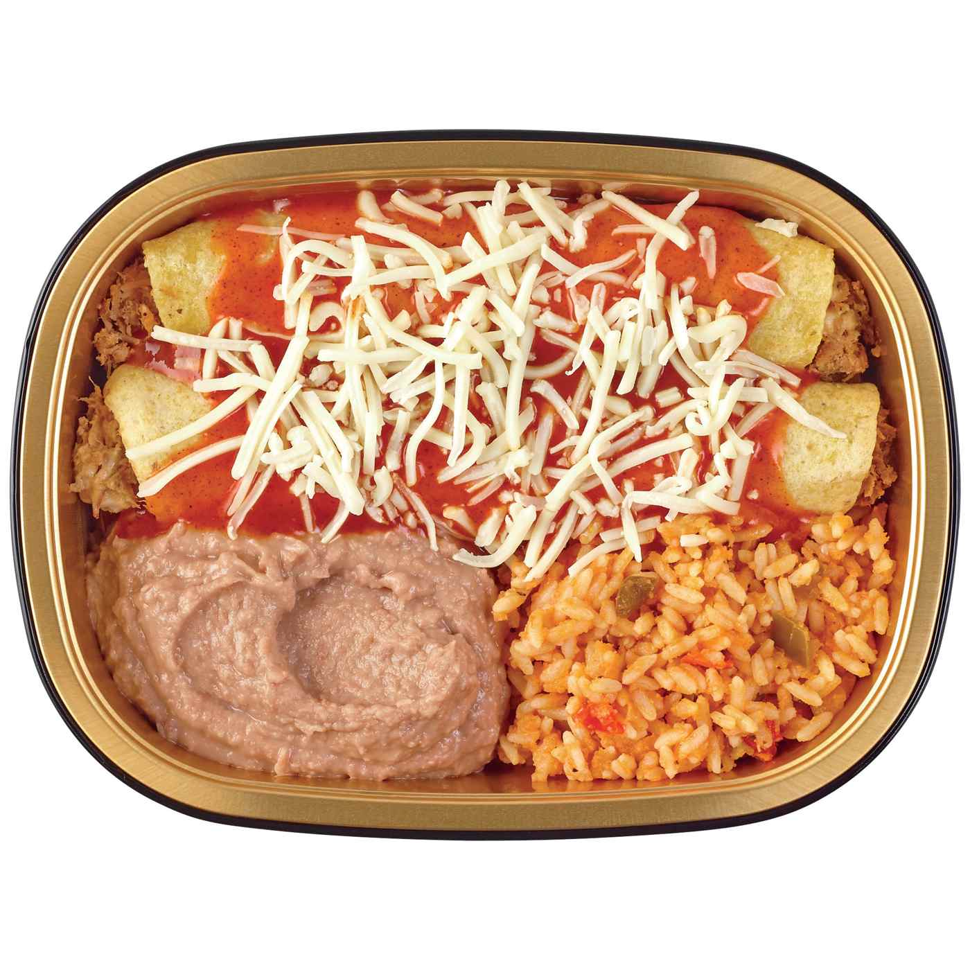 Meal Simple by H-E-B Brisket Enchiladas, Mexican Rice & Refried Beans; image 3 of 3