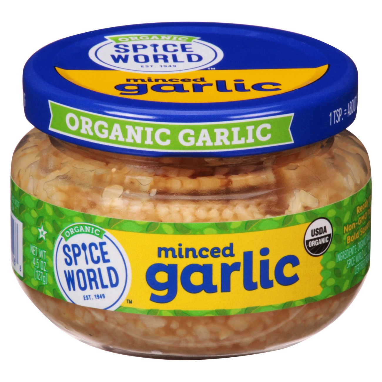 Spice World Organic Minced Squeeze Garlic