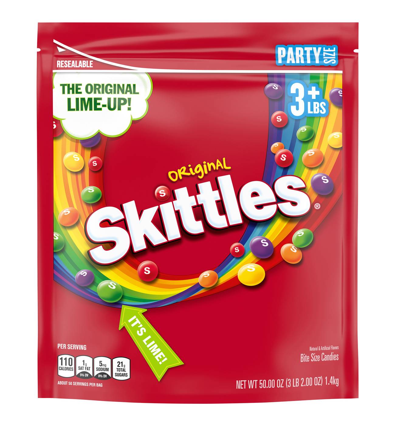 Skittles Original Chewy Party Size Candy - Shop Candy at H-E-B