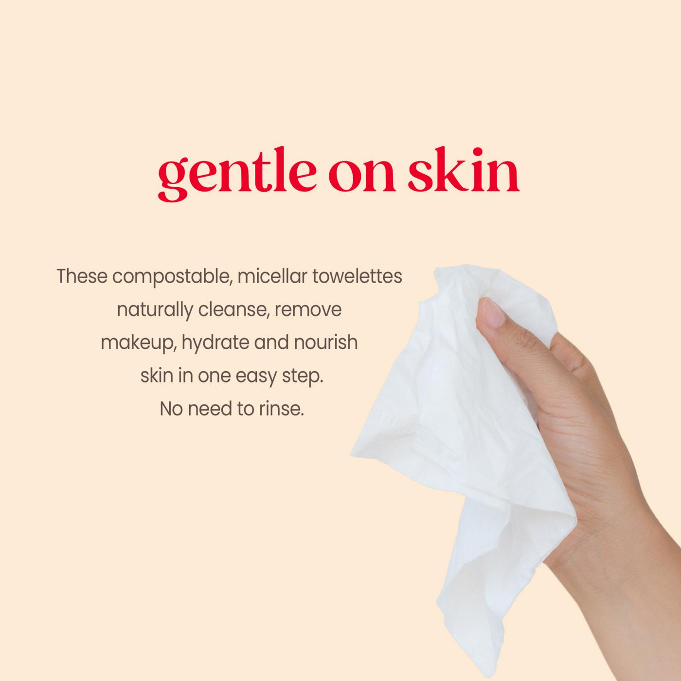 Burt's Bees Micellar Facial Towelettes - Rose Water; image 5 of 12