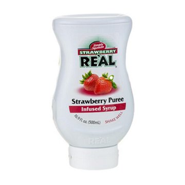 Reàl Strawberry Puree Infused Syrup, 16.9 oz