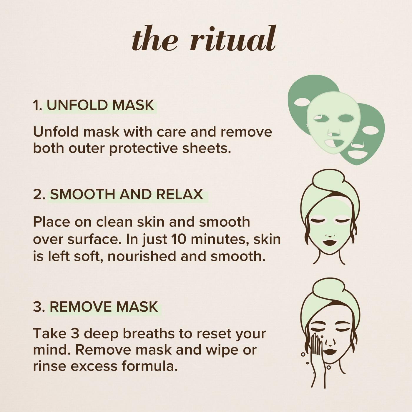 Burt's Bees Renewing Biocellulose Gel Face Mask - Rose & Algae Extract; image 2 of 3