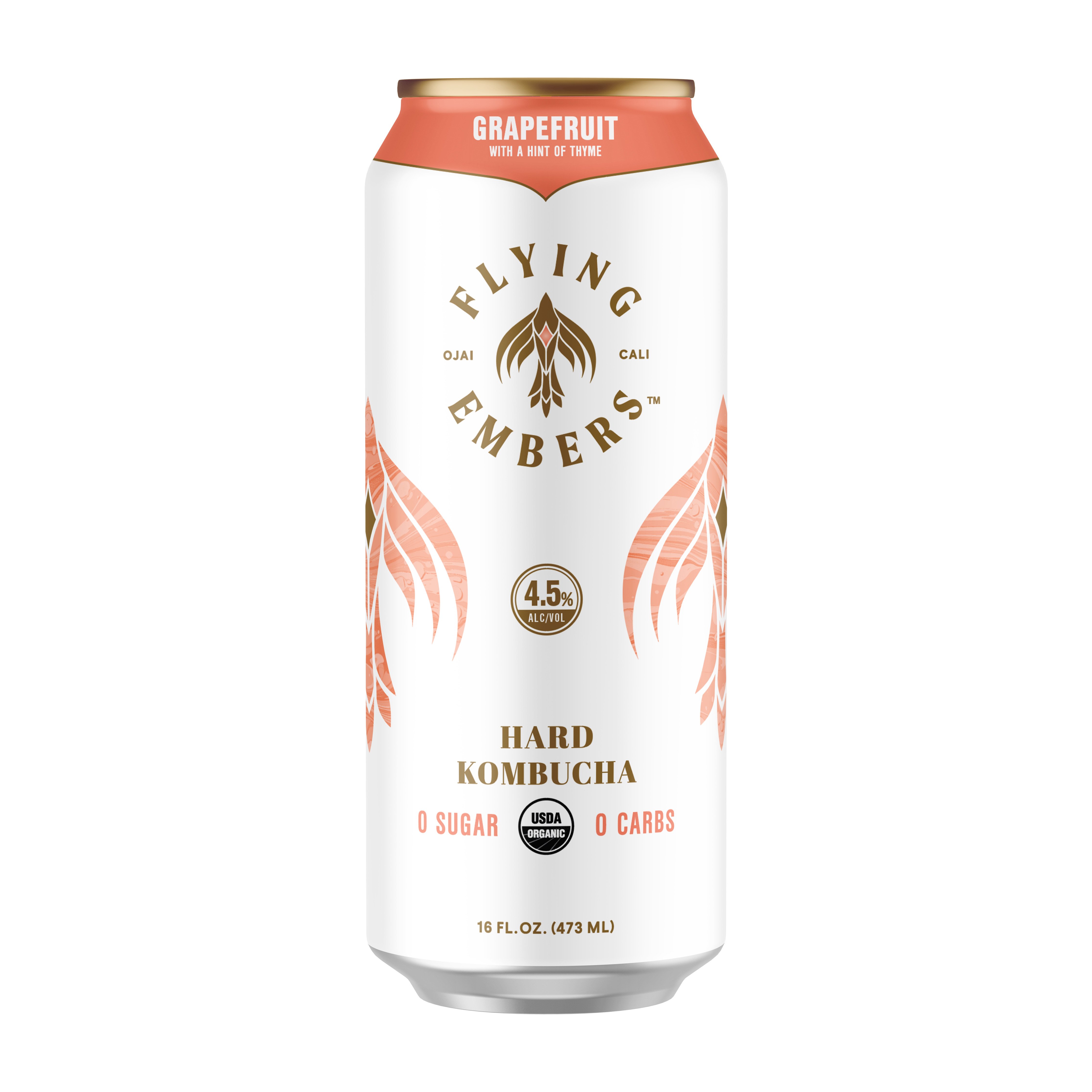 Flying Embers Grapefruit Hard Kombucha Shop Malt Beverages & Coolers
