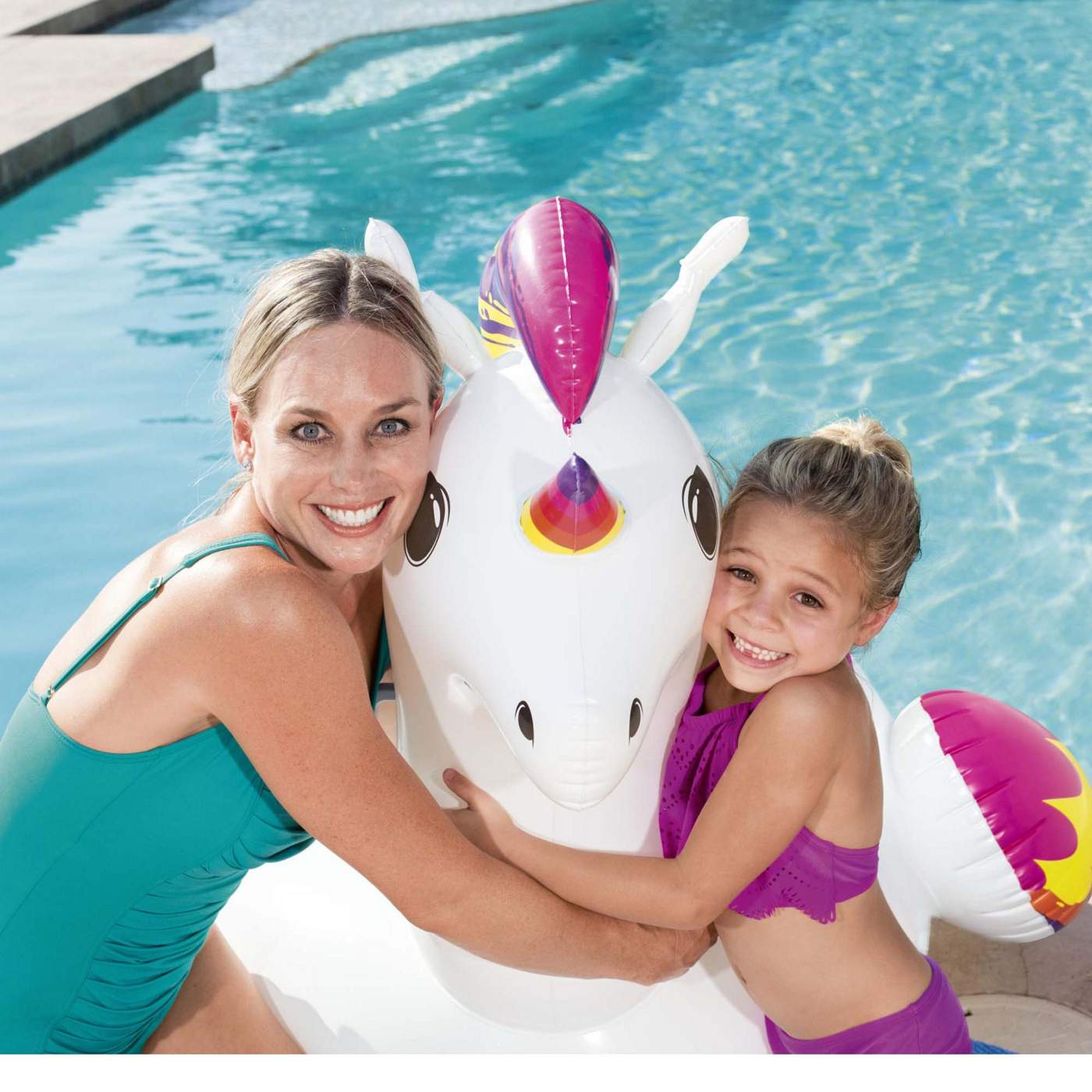 H2O Go! Fantasy Unicorn Ride-On Pool Float; image 2 of 3