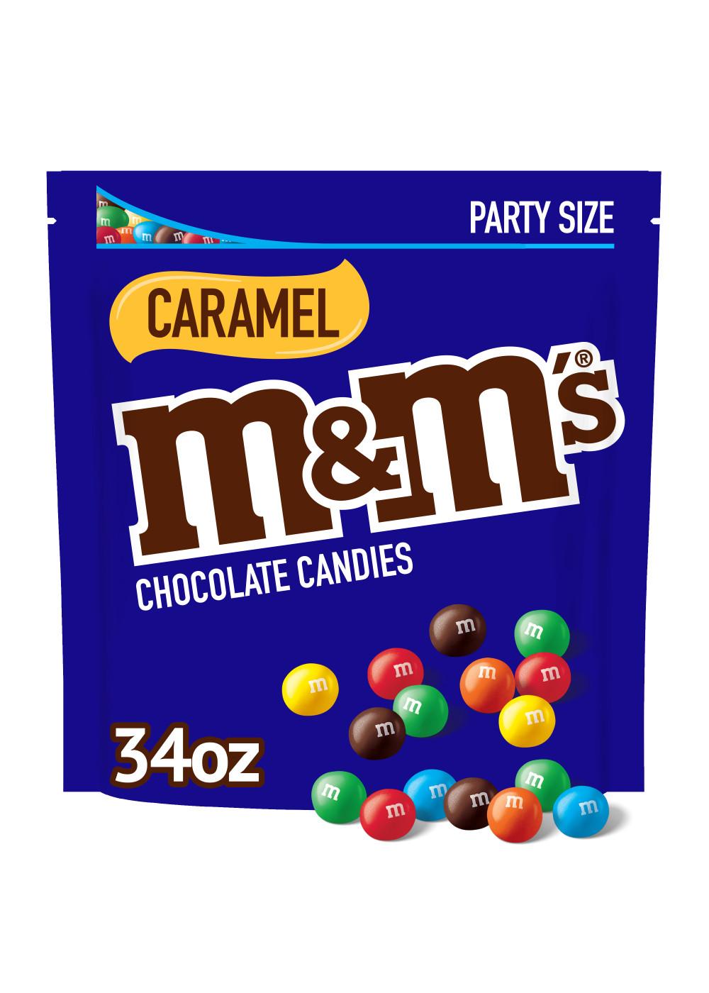 M&M's Fudge Brownie Milk Chocolate Candy, Party Size - 34 oz Bag 