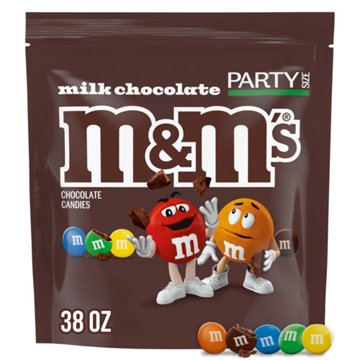 M&M'S Milk Chocolate Candy - Party Size, 38 oz