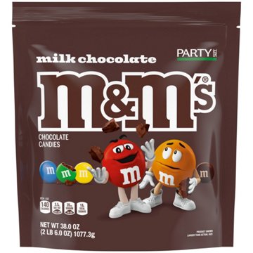 M&M'S Milk Chocolate Candy - Party Size, 38 oz