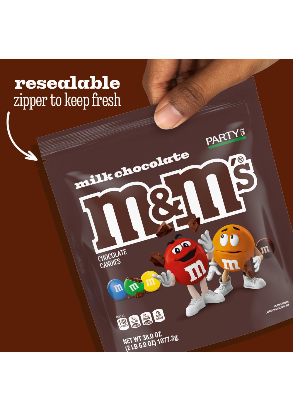 M&M'S Milk Chocolate Candy - Party Size; image 9 of 10