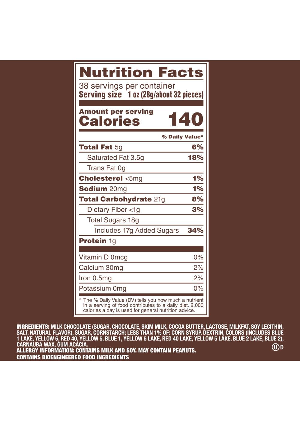 M&M'S Milk Chocolate Candy - Party Size; image 10 of 10