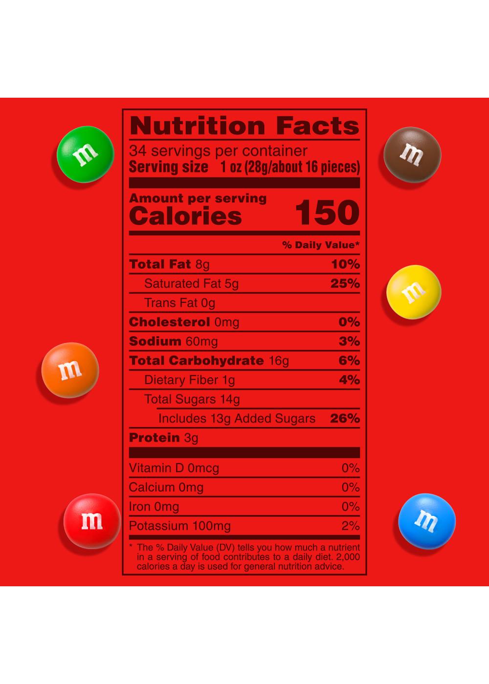 M&M'S Peanut Butter Milk Chocolate Candy - Party Size; image 4 of 8