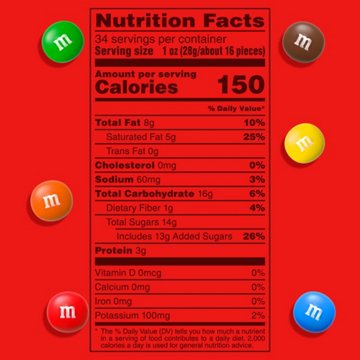 M&M'S Peanut Butter Milk Chocolate Candy - Party Size, 34 oz