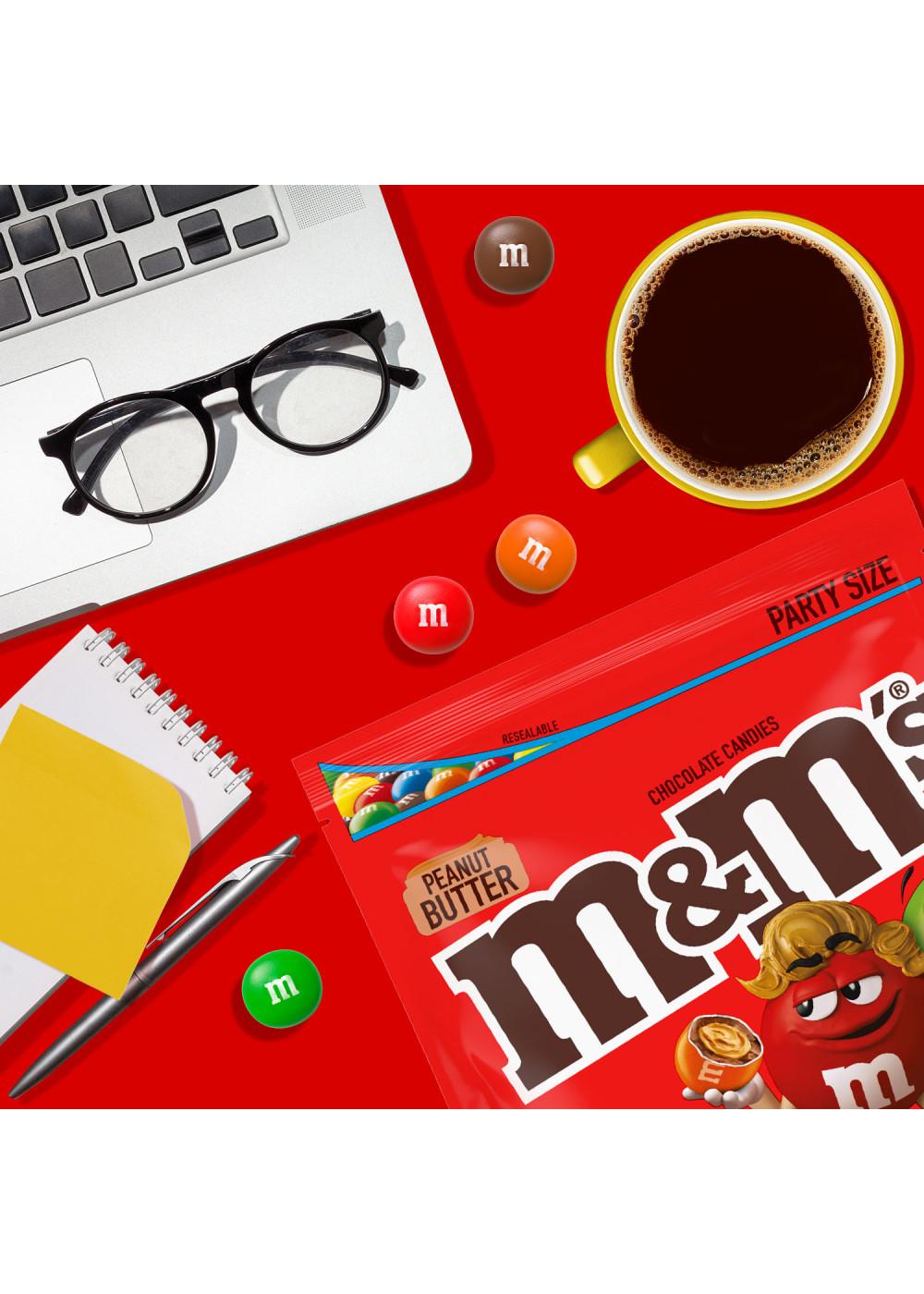 M&M'S Peanut Butter Milk Chocolate Candy - Party Size; image 7 of 8