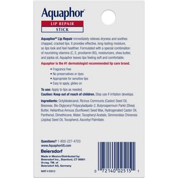 Aquaphor Lip Repair Stick, 0.17 oz