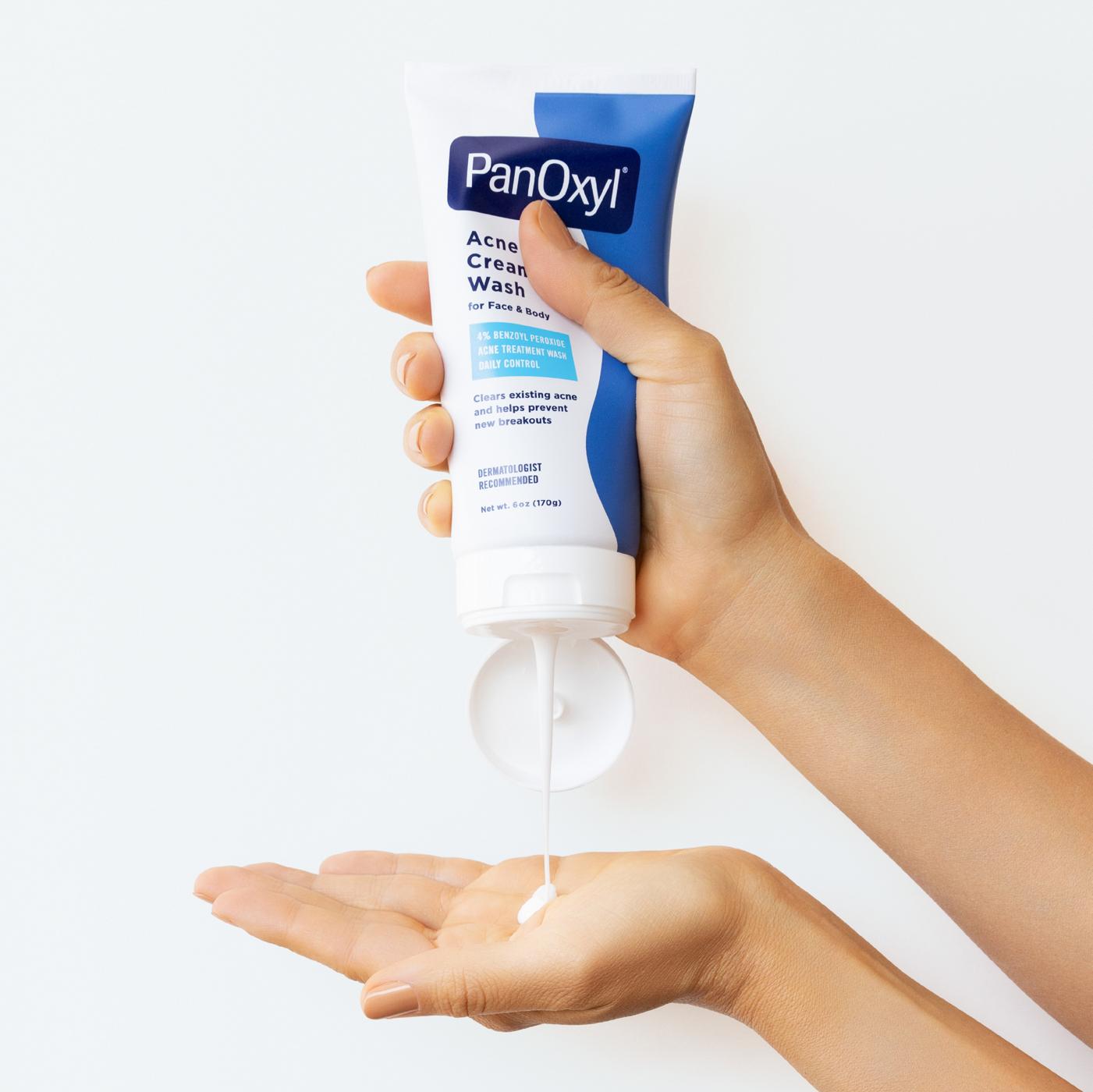 PanOxyl Creamy Acne Wash 4% Benzoyl Peroxide; image 2 of 10