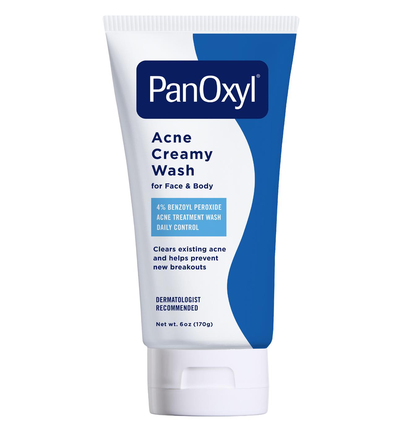 PanOxyl Creamy Acne Wash 4% Benzoyl Peroxide; image 3 of 10
