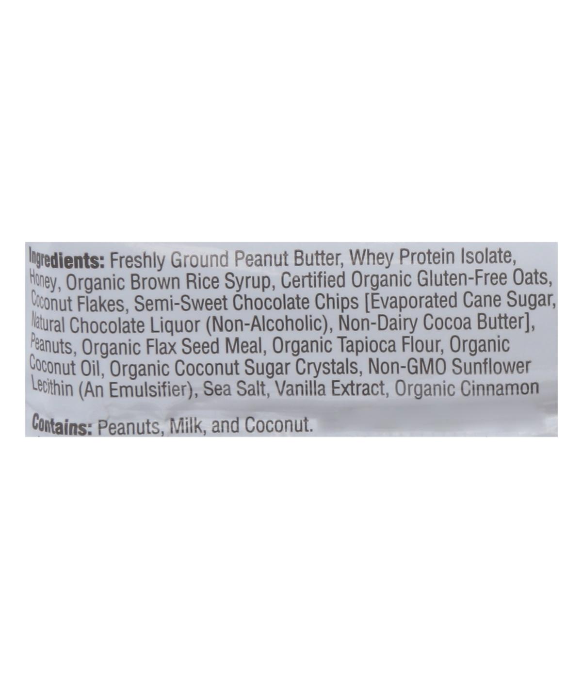 G2G 18g Protein Bar - Peanut Butter Coconut Chocolate; image 3 of 4