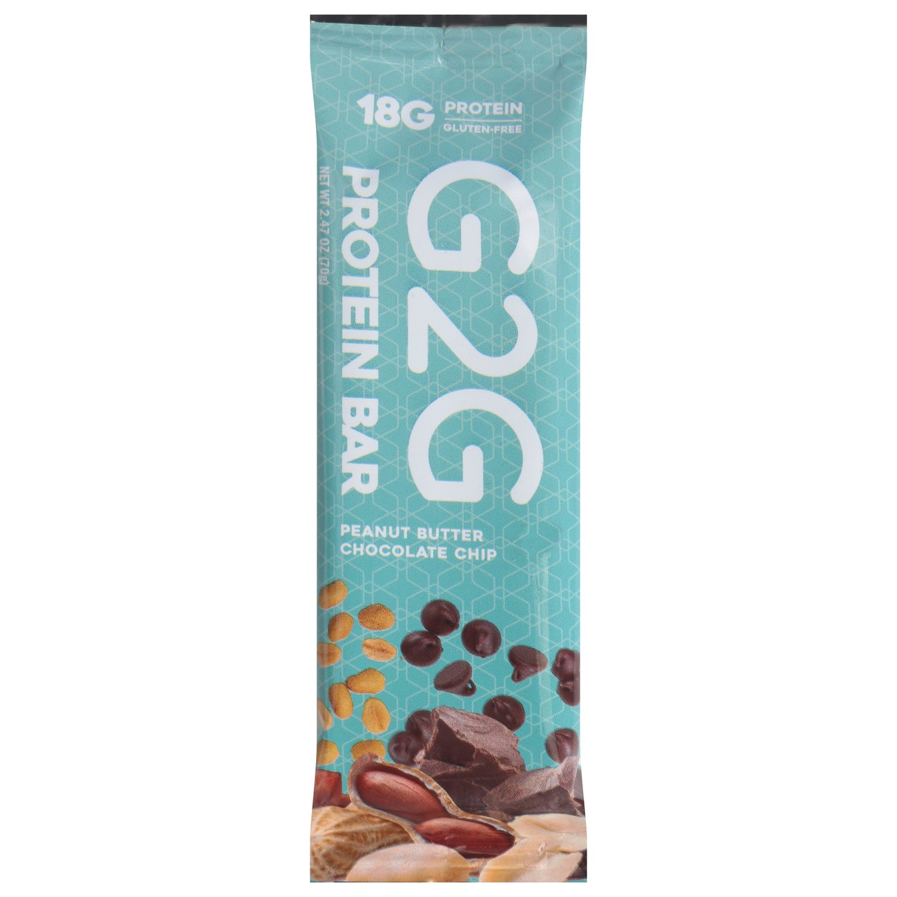 G2G 18g Protein Bar Peanut Butter Chocolate Chip Shop Diet