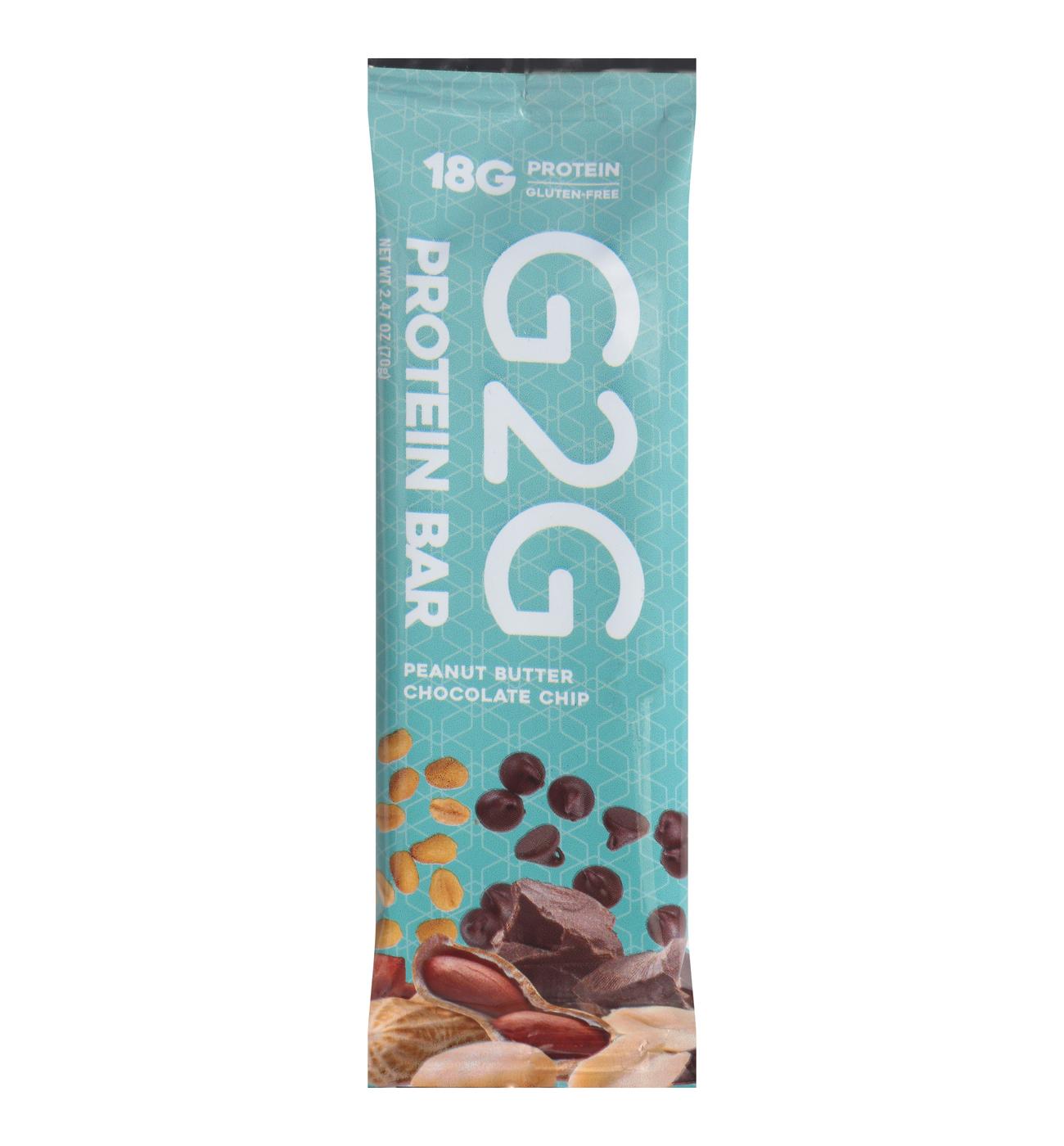 G2G 18g Protein Bar - Peanut Butter Chocolate Chip; image 1 of 2