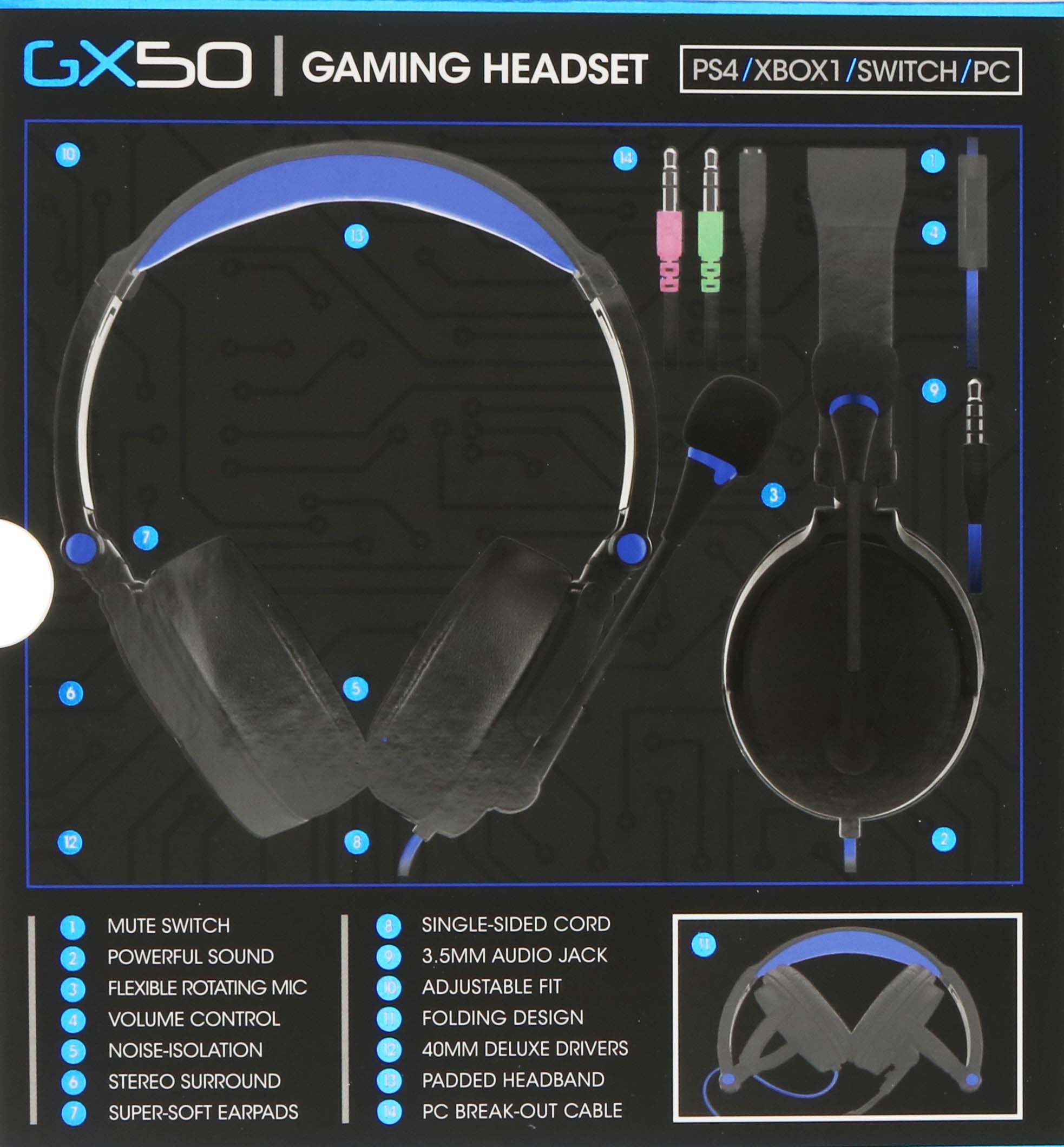 Sentry gx50 best sale gaming headset