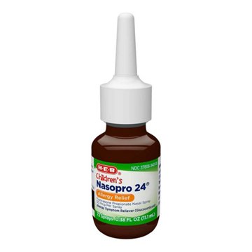 H-E-B Children's Nasopro 24 Allergy Relief Spray, 0.38 oz