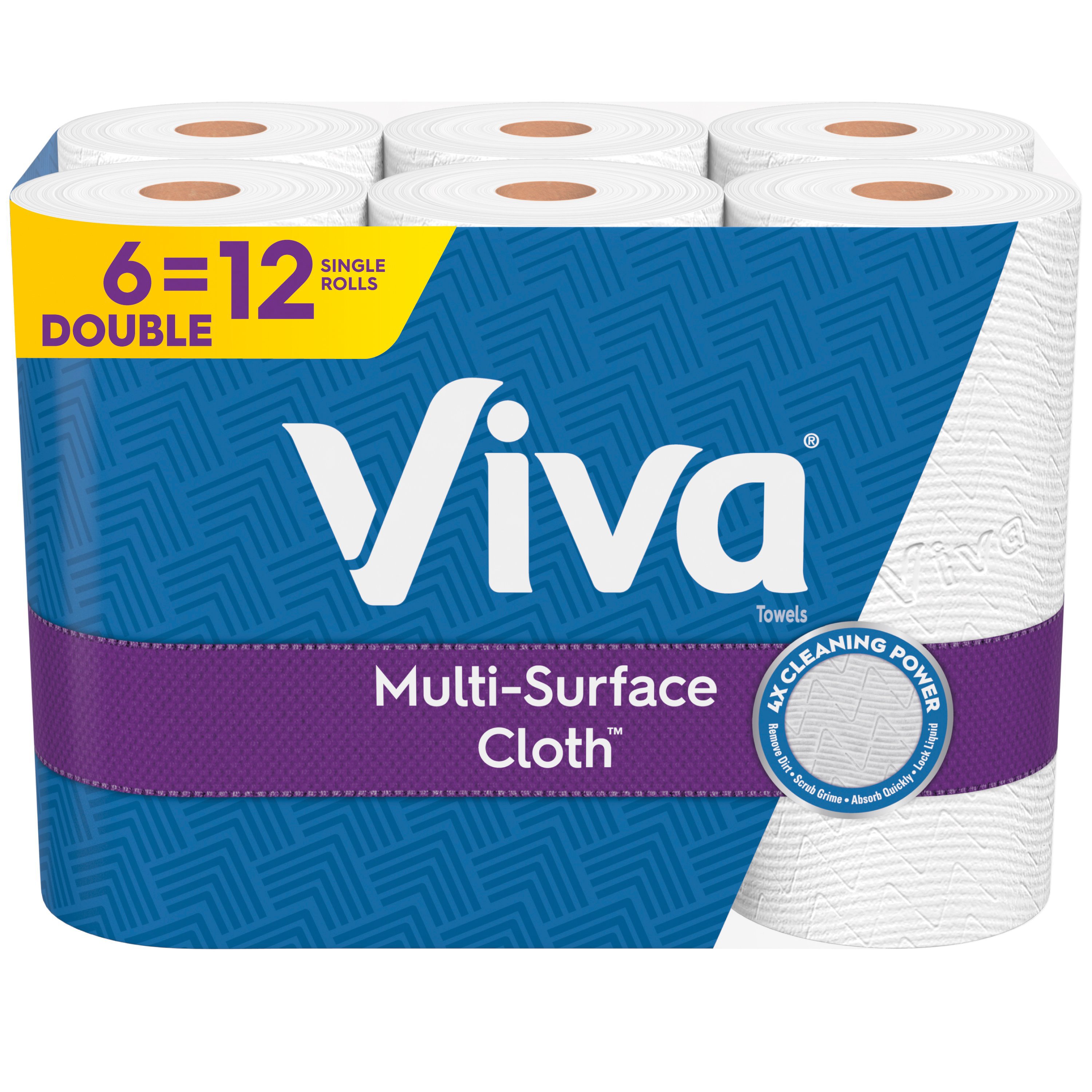 Viva Multi Surface Cloth Choose A Sheet Double Roll Paper Towels Shop Paper Towels At H E B 7291