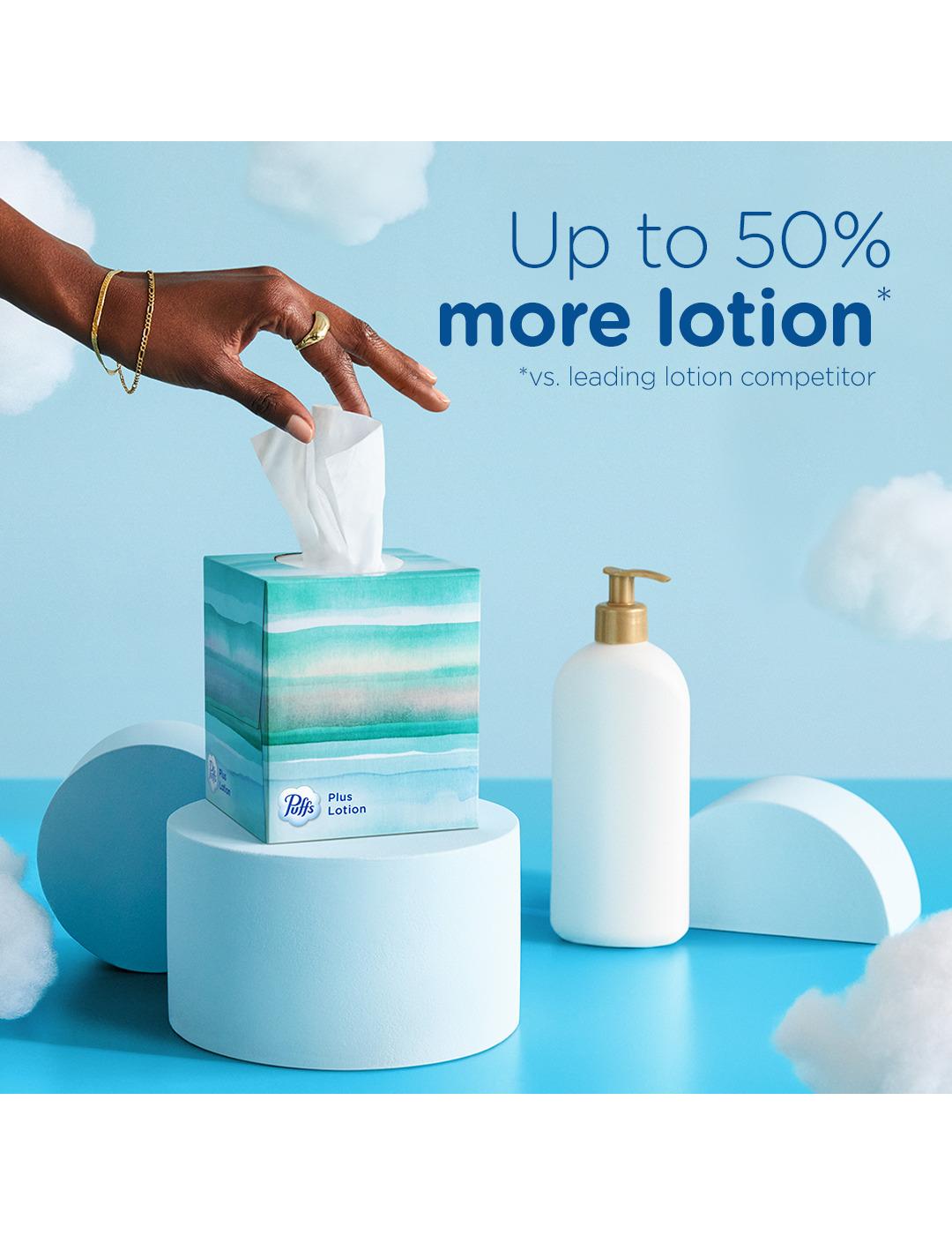 Puffs Plus Lotion Facial Tissue; image 10 of 10