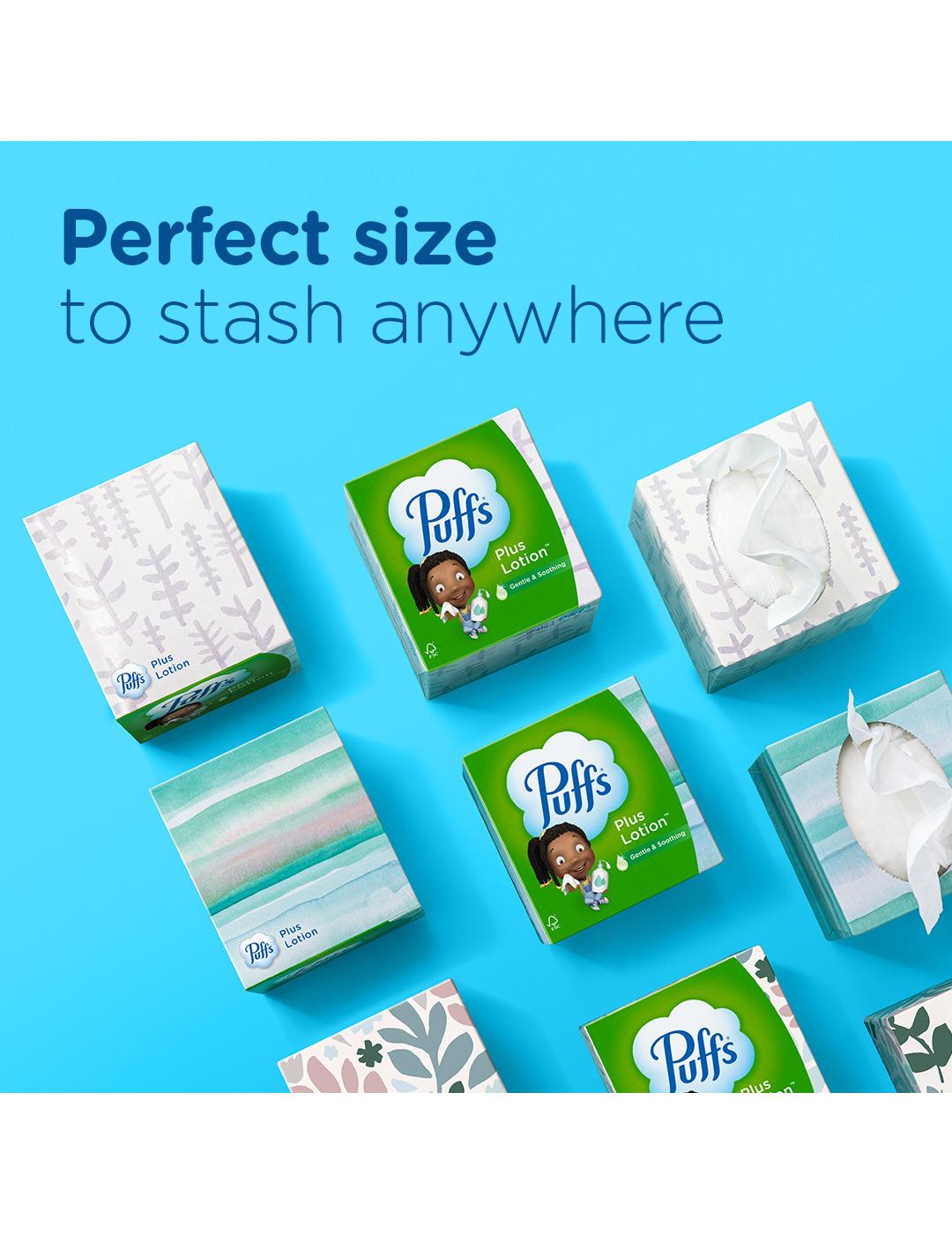 Puffs Plus Lotion Facial Tissue; image 6 of 10
