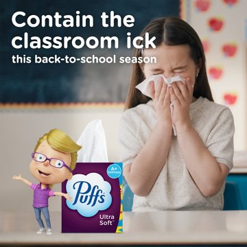 Puffs Ultra Soft Facial Tissues 4 pk, 288 ct
