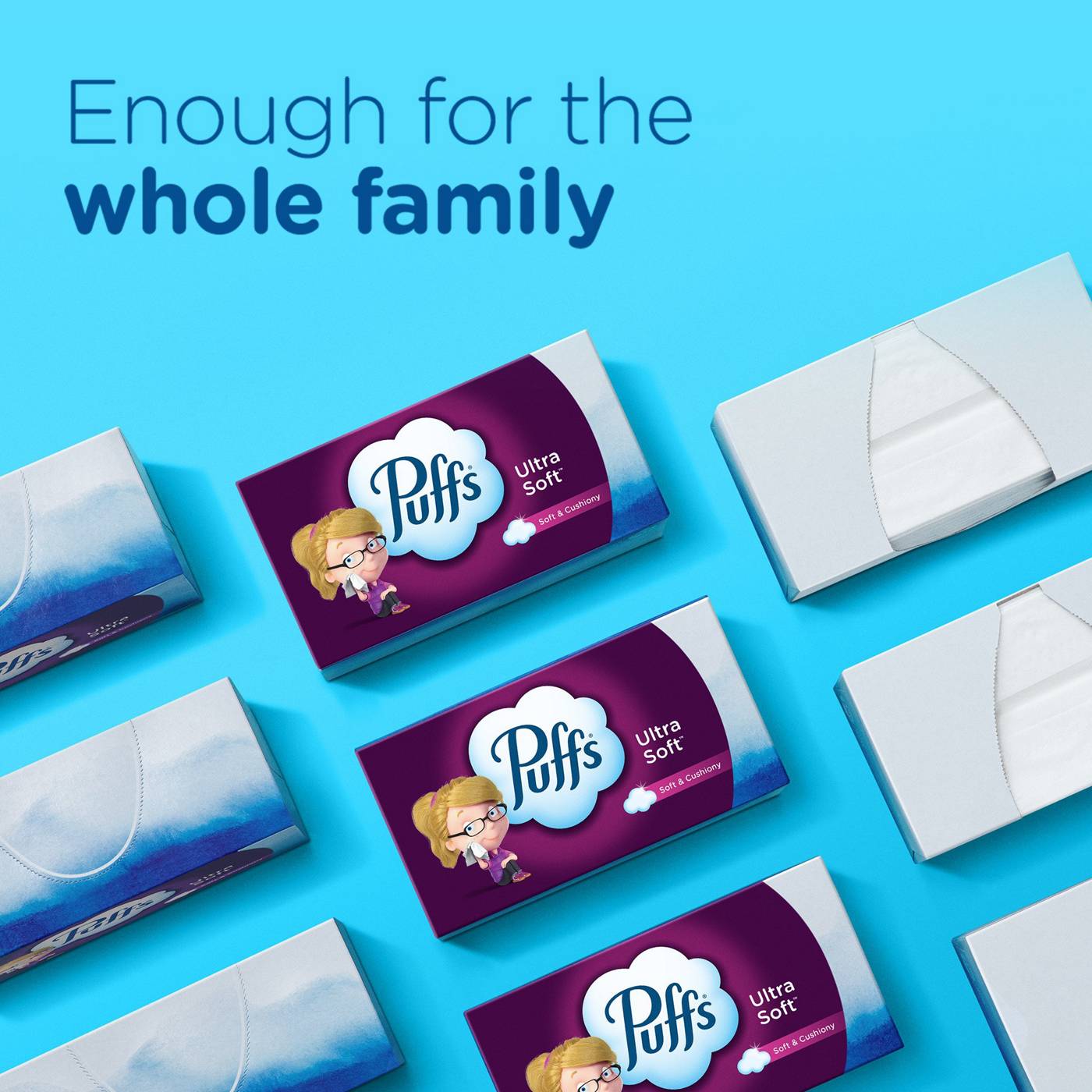 Puffs Ultra Soft & Strong Facial Tissues 6 pk; image 5 of 9