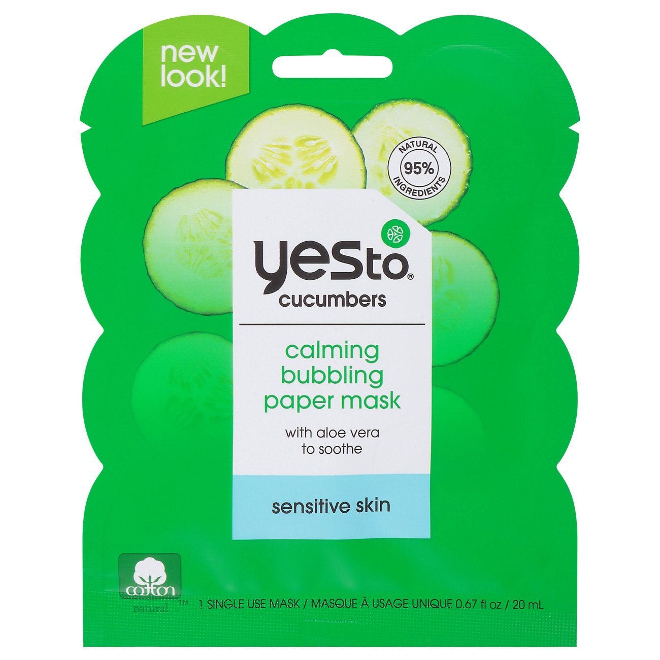 Yes To Cucumbers Cucumbers Bubbling Paper Mask Shop Facial Masks