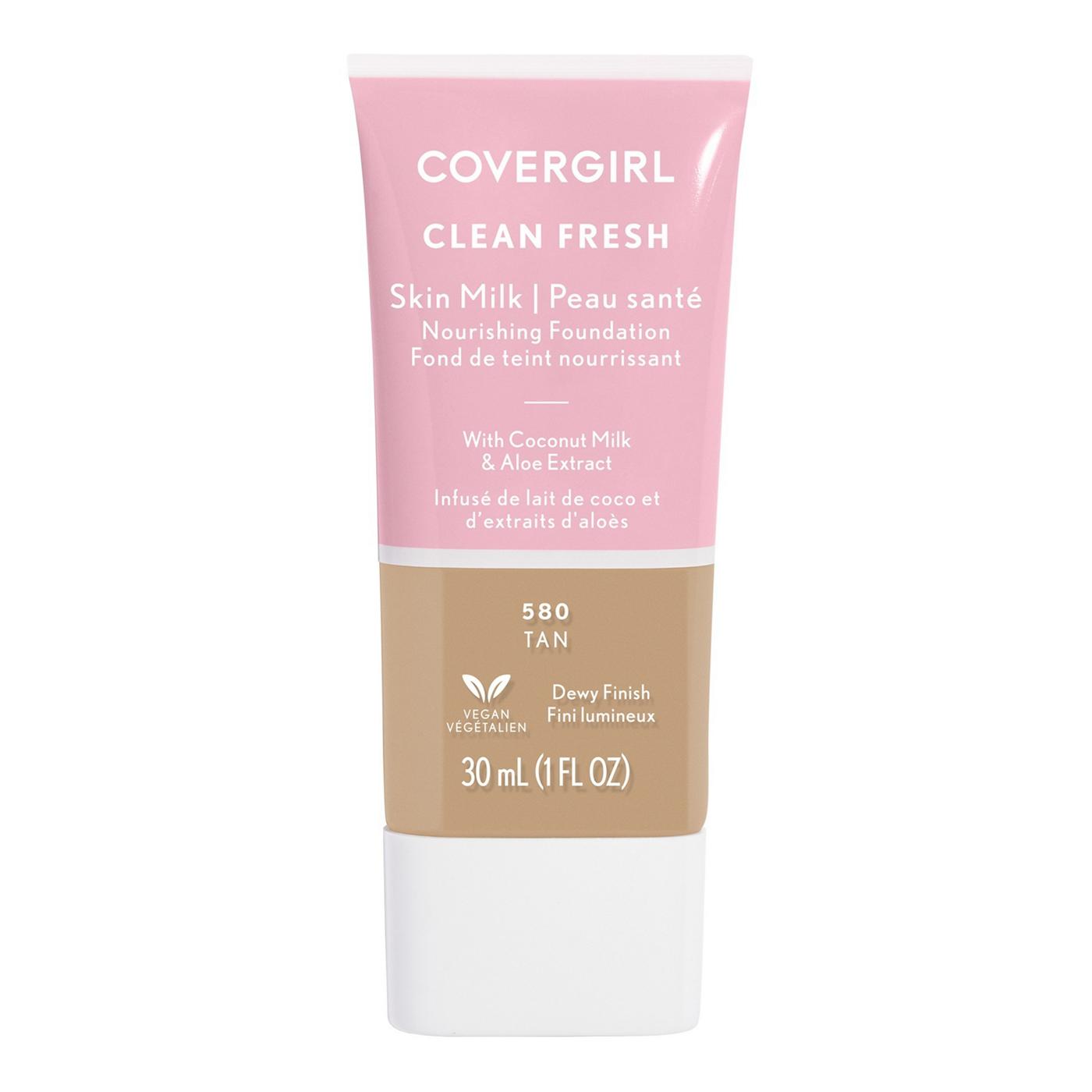 Covergirl Clean Fresh Skin Milk Foundation 580 Tan; image 1 of 6