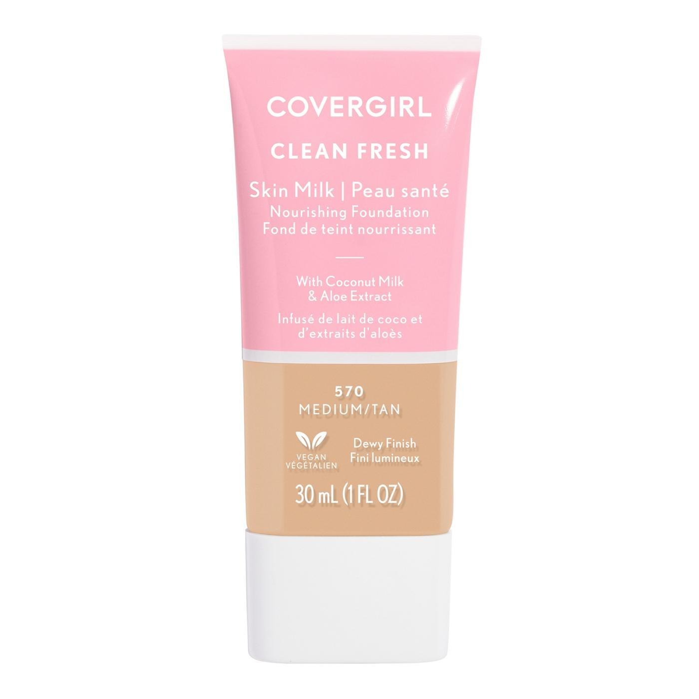 Covergirl Clean Fresh Skin Milk Foundation 570 Medium/Tan; image 1 of 6