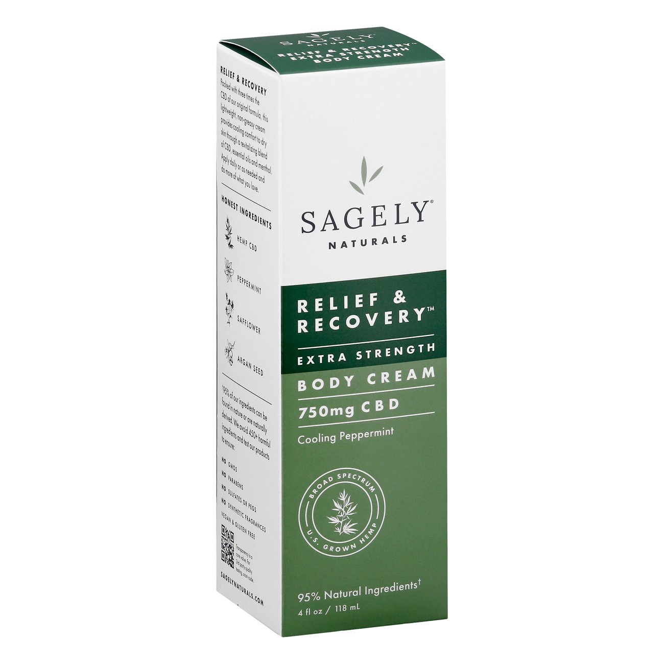 Sagely Naturals CBD Cream Extra Strength 250MG Relief Shop Muscle & joint pain at HEB