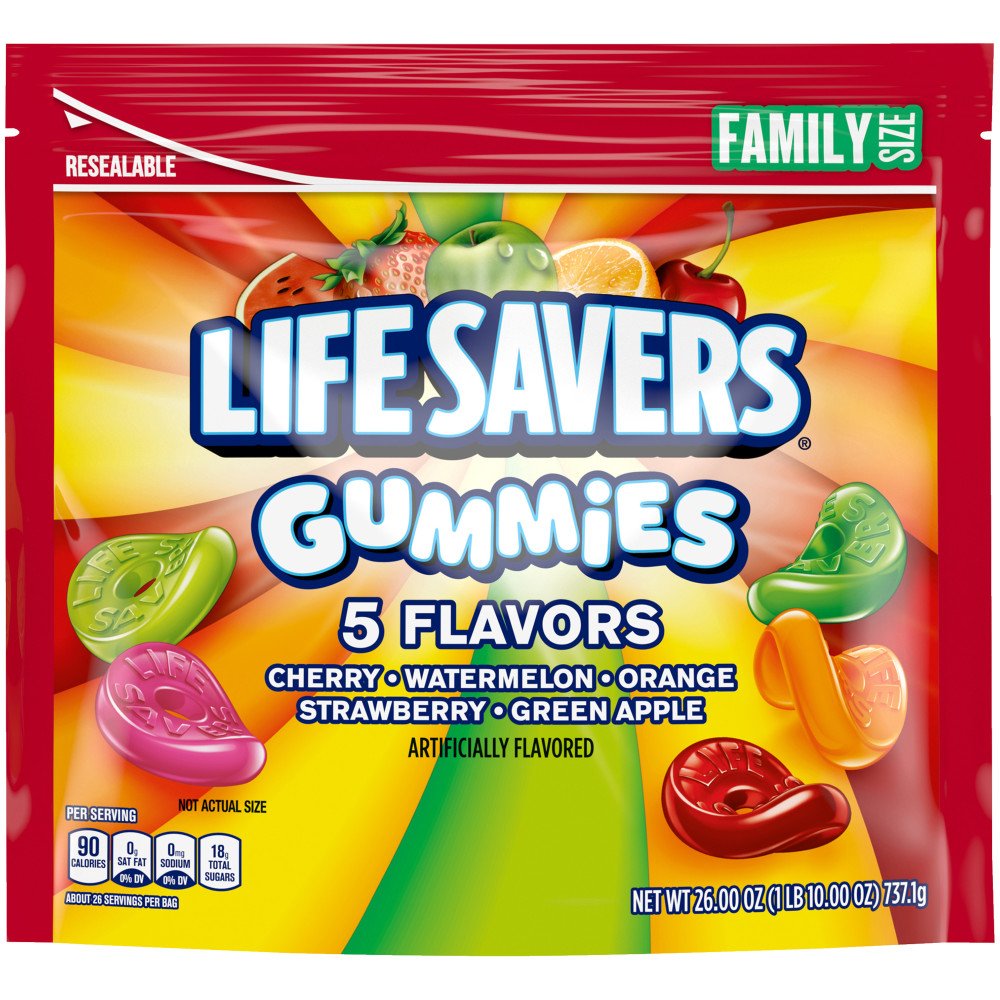 Life Savers Original 5 Flavors Gummies Family Size Shop Candy at HEB