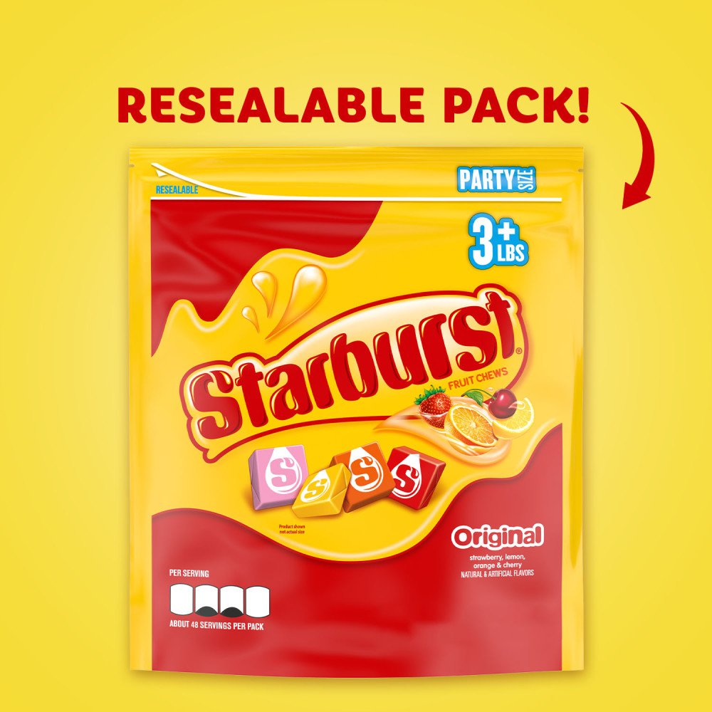 Starburst Original Fruit Chews Candy - Family Size - Shop Candy At H-E-B