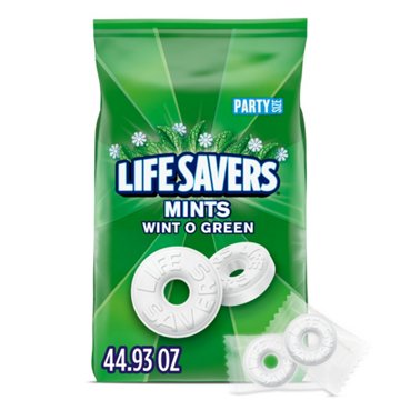Life Savers Wint-O-Green Breath Mint Hard Candy - Party Size, 44.93 oz