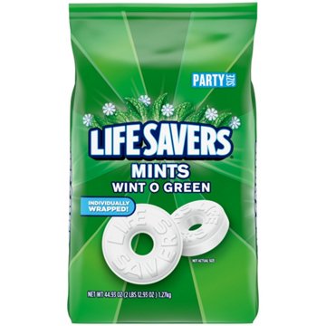 Life Savers Wint-O-Green Breath Mint Hard Candy - Party Size, 44.93 oz