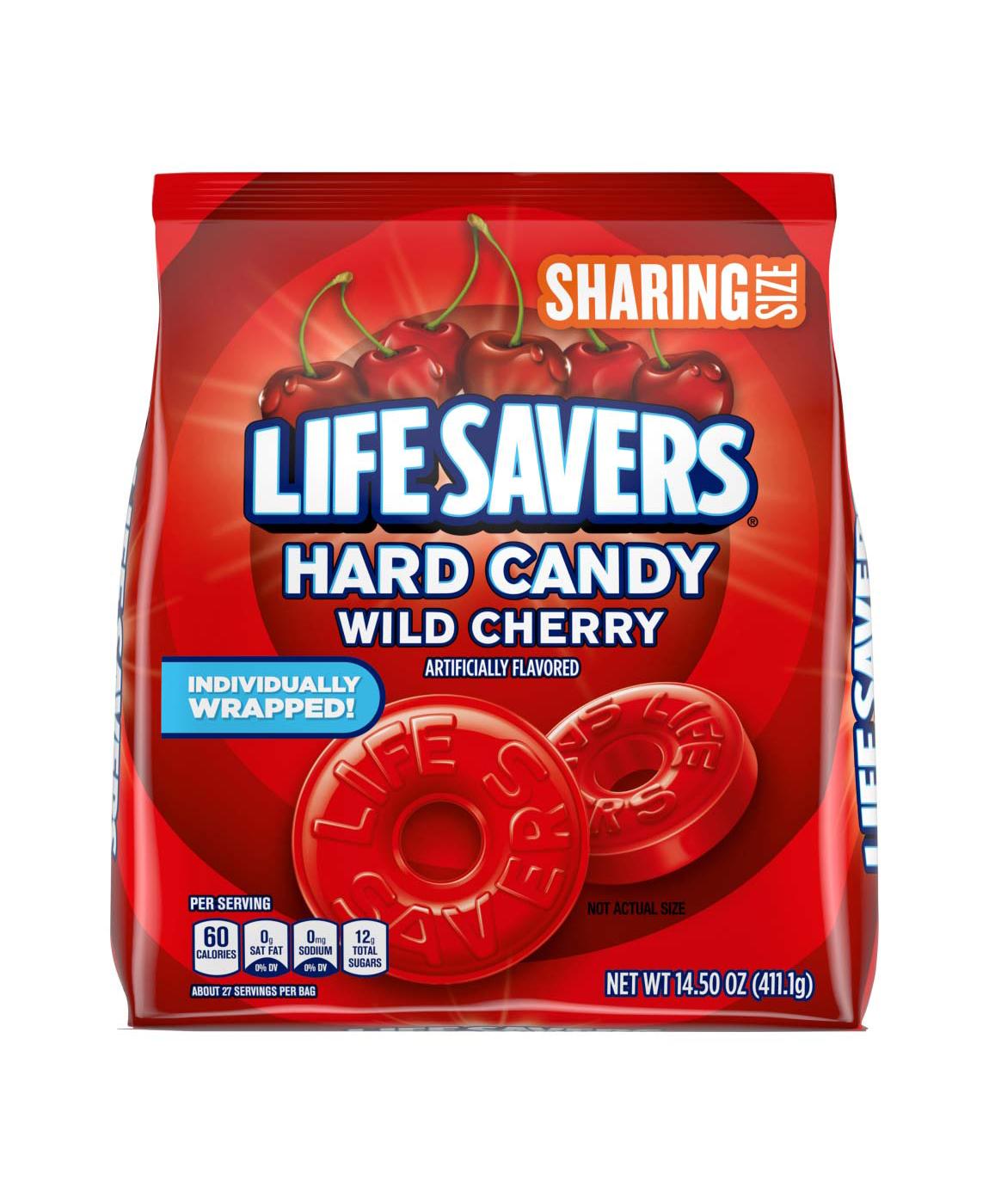 Life Savers Hard Candy Wild Cherry Sharing Size; image 1 of 7