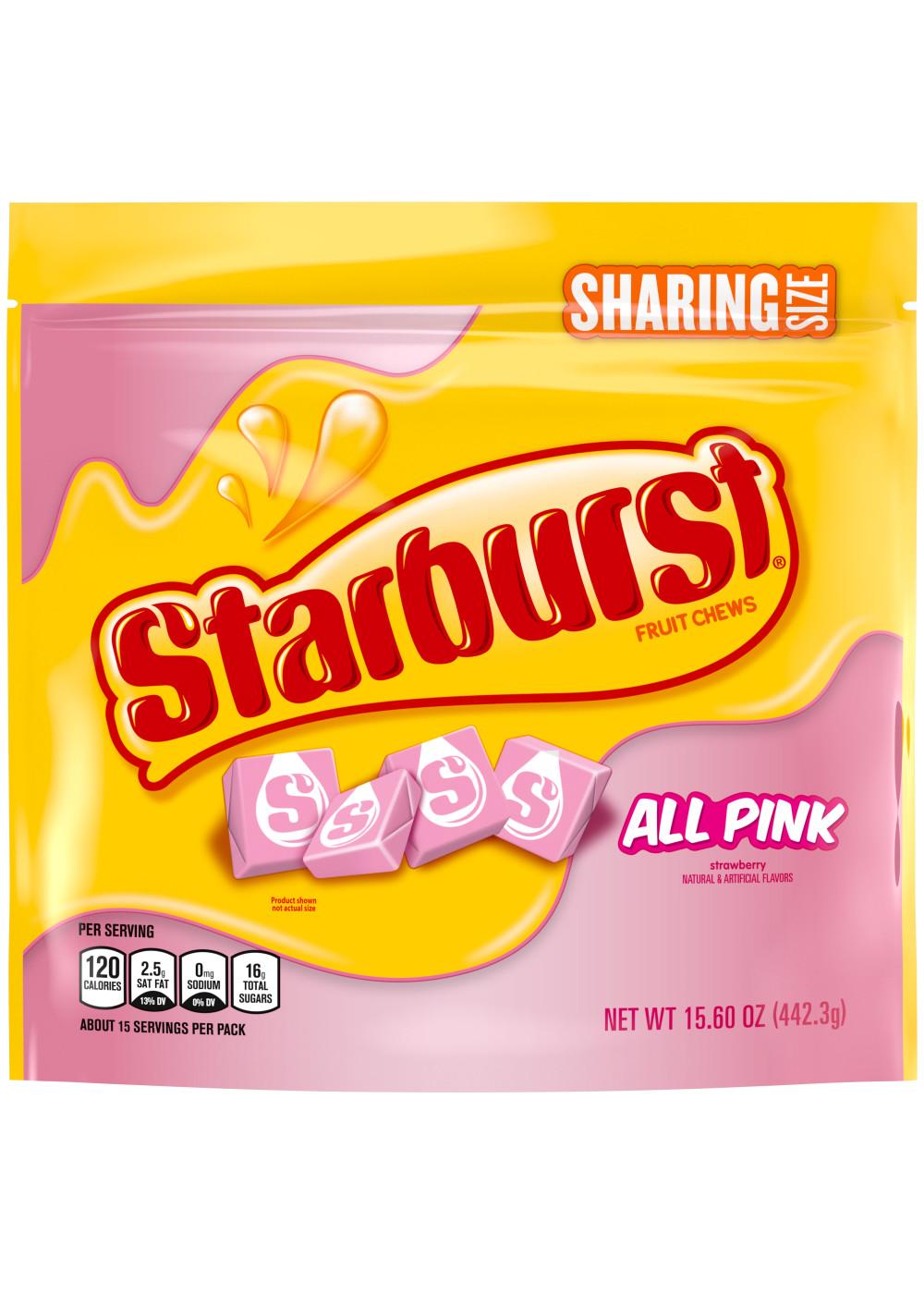 Starburst All Pink Chewy Candy - Sharing Size; image 1 of 7