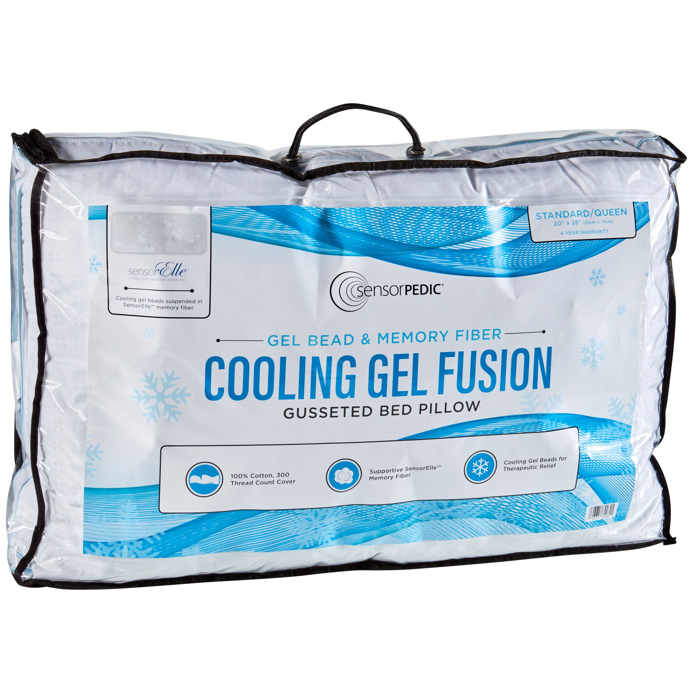 blue fusion 4000 plush pillow top