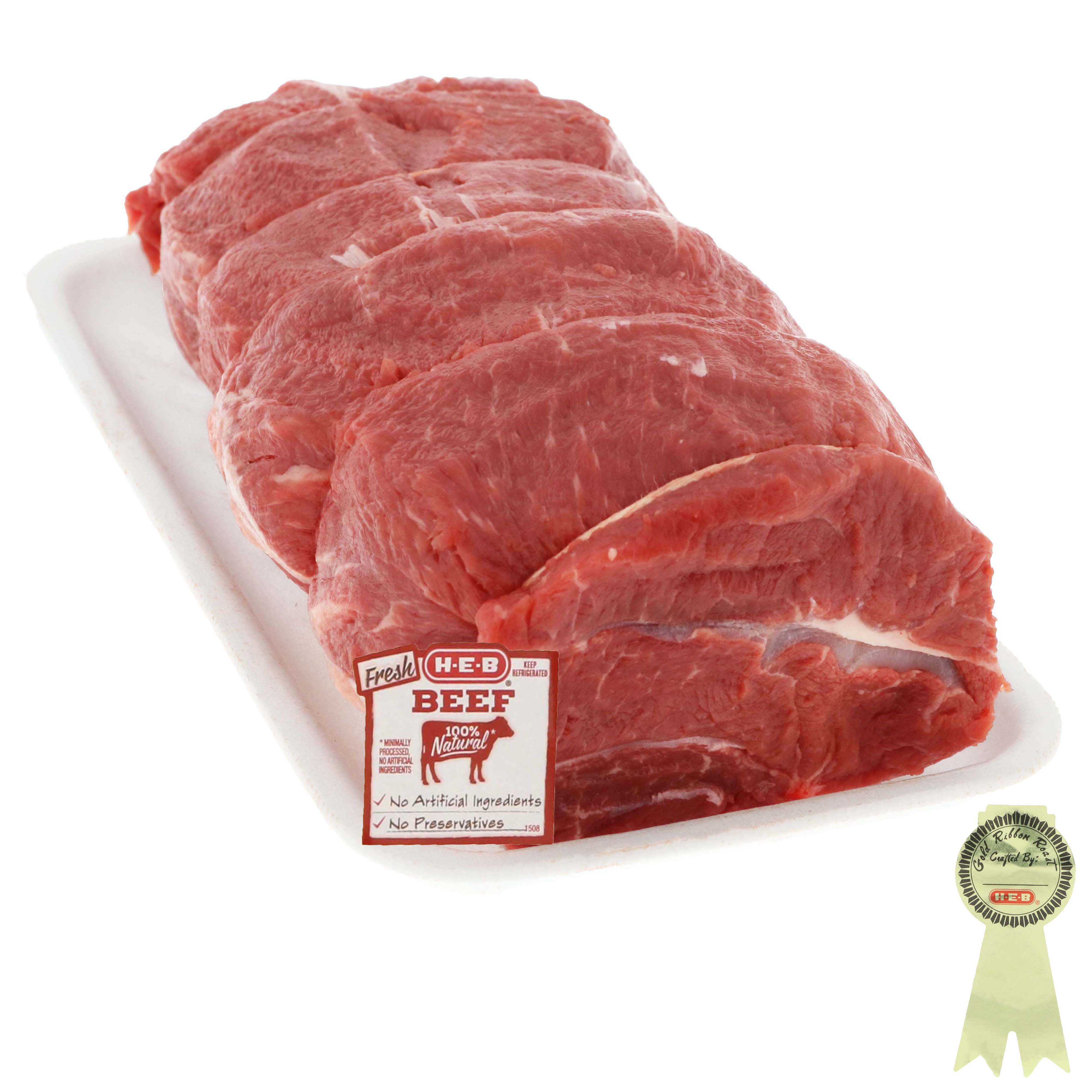 HEB Boneless Whole Top Blade Beef Roast USDA Select Shop Beef at