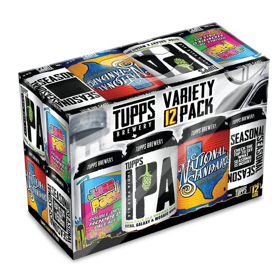 Tupps Brewery Variety Pack Beer, Cans Shop Beer at HEB