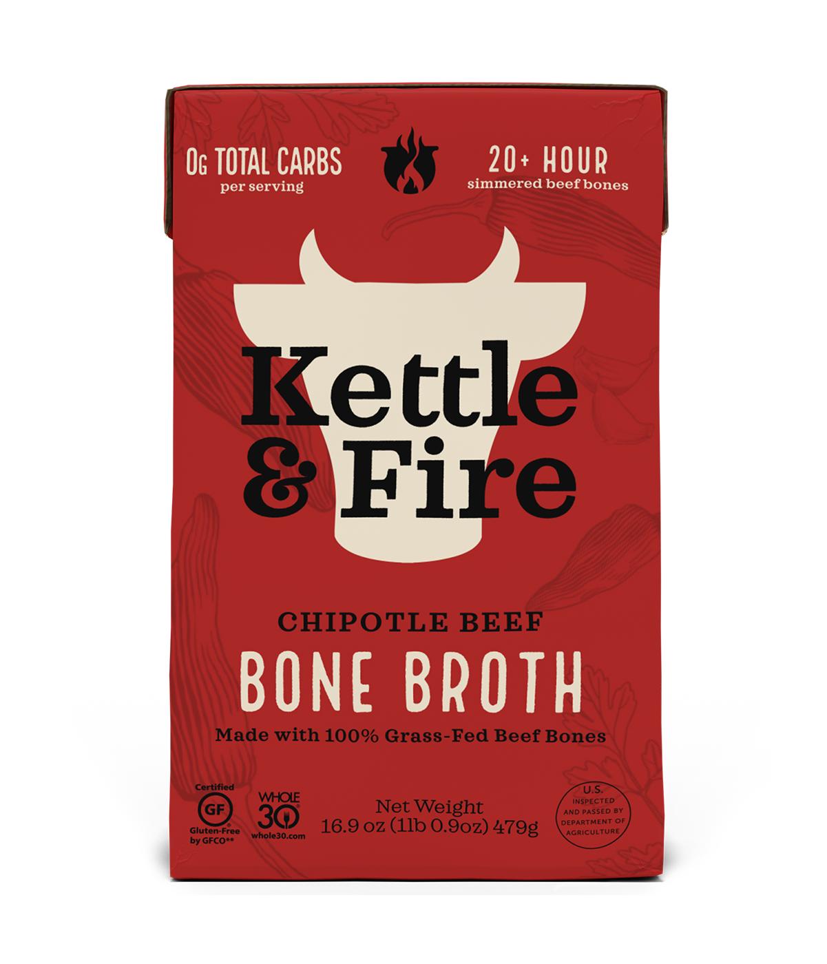 Kettle & Fire Chipotle Beef Bone Broth; image 1 of 2