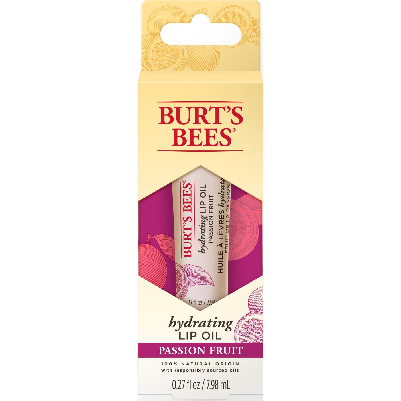 Burt's Bees Hydrating Lip Oil - Passion Fruit; image 1 of 7