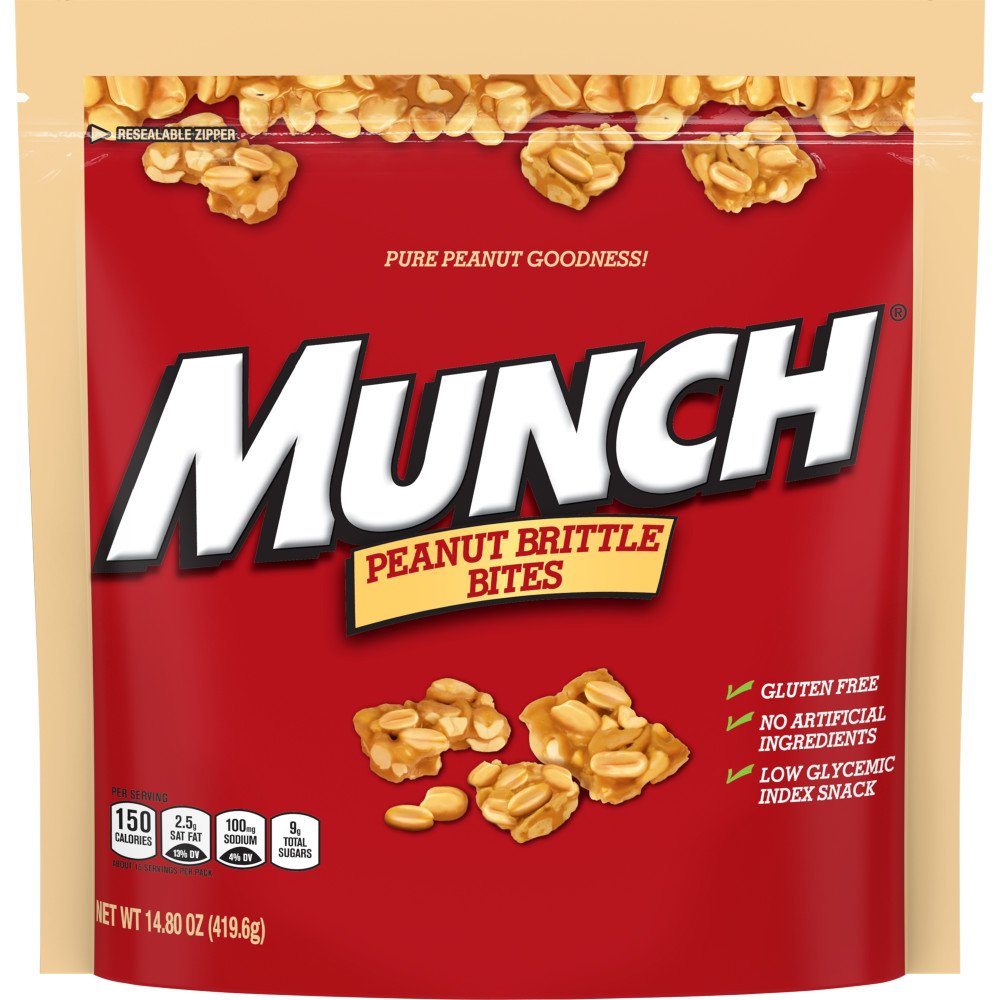 Mars Munch Peanut Brittle Bites - Shop Candy at H-E-B