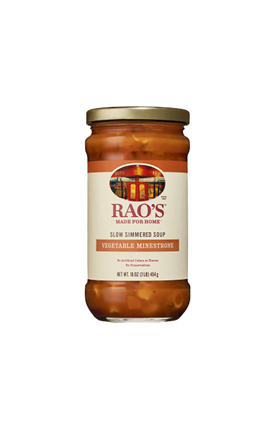 Rao's Italian Style Vegetable Minestrone Simmered Soup; image 1 of 3