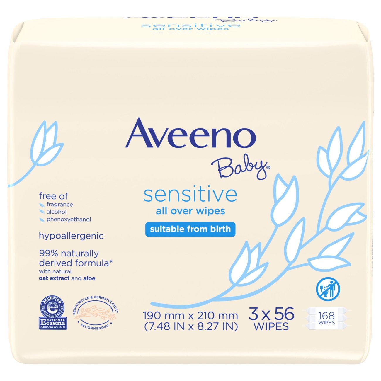 Aveeno Baby Sensitive All Over Wipes 3 pk Shop Baby Wipes at HEB