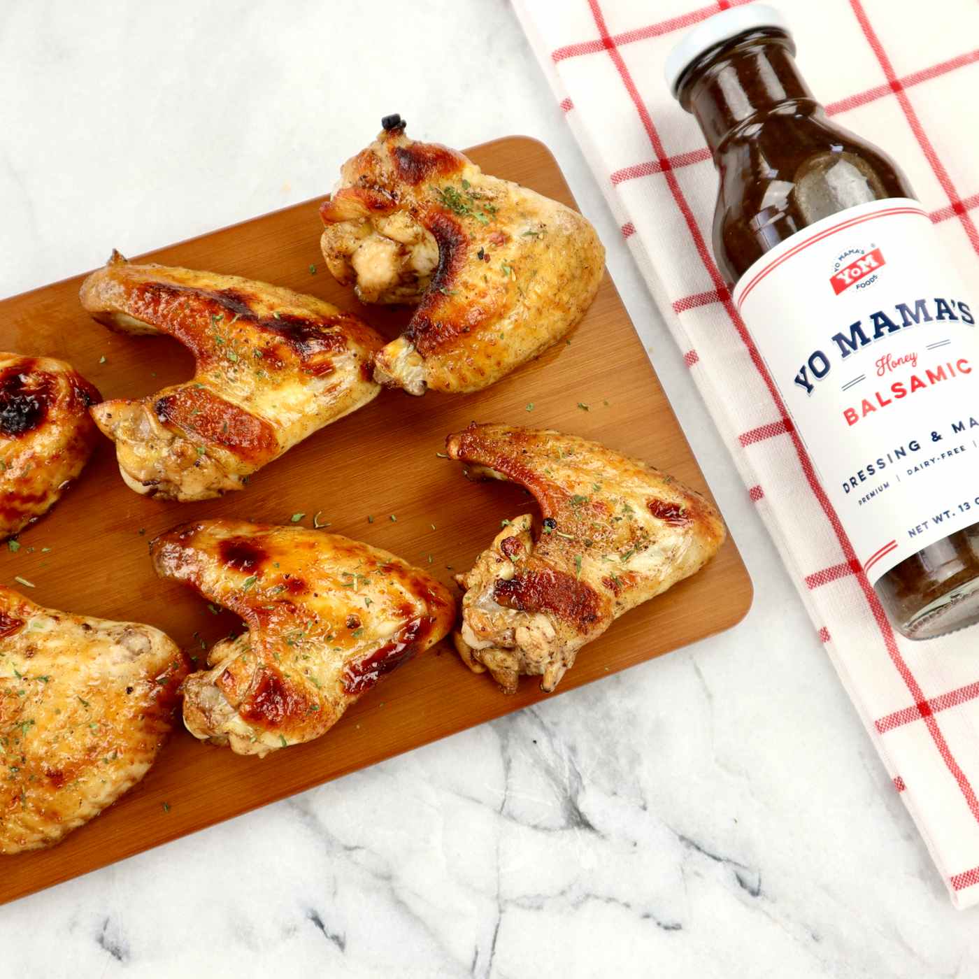 Yo Mama's Honey Balsamic Dressing & Marinade; image 3 of 5