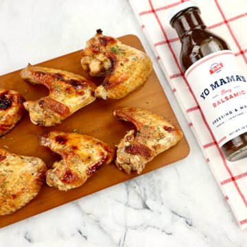 Yo Mama's Honey Balsamic Dressing & Marinade, 13 oz